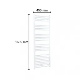 Evenes Handtuchheizkörper Typ Jessica 1605 x 450 mm weiß