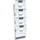 Europel Prospekthalter Wandmontage 4xA4 hoch koppelbar 350103,