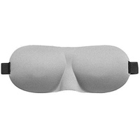 1 x tragbare Augenbinde, Reise-Augenklappe, 3D, zum Entspannen, Schlafen, Augenbinde, gepolsterte Maske, weiche Abdeckung