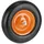 Relaxdays Schubkarrenrad 4,80 4,00-8 Orange/Schwarz