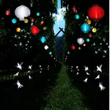 STAR LED-Solarlichterkette Ball 2,7 m Cool Weiß