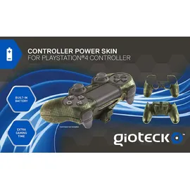 Gioteck PS4 Controller Power Skin camouflage / grün