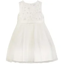 danamade Partykleid "DANAMADE Dresses DISLA", Mädchen, Gr. 110, EURO, weiß (ivory), Obermaterial: 100% Polyester; Futter: 100% Polyester, Kleider Partykleid