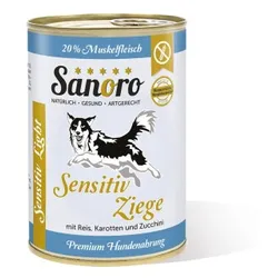 Sanoro Sensitiv Ziege mit BIO-Gemüse 12x400g