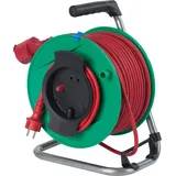 as - Schwabe as-Schwabe Sicherheits-Rasenmähertrommel, Gerätetrommel, Schuko auf 1x Schuko, 50m, H05RR-F 3G1,5, 12239