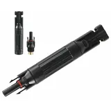 1 Paar Solar-PV-Sicherung Sicherungshalter 32A DC 1000V 2,5/4/6/10mm2 IP67 wasserdicht