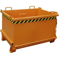 Bauer Südlohn Klappbodenbehälter SB 750, lackiert, Gelborange
