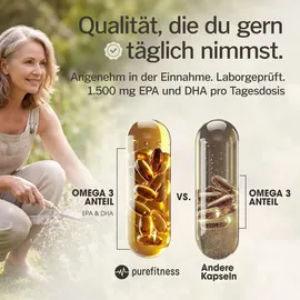 Purefitness Omega 3+ Kapseln 120 St.
