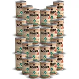 20 x 400g Hundefutter Dozer Ente Premium Nassfutter getreidefrei Dosen