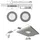 HS Rowe Eco Spot 10er Set Edelstahl Optik