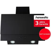 Hanseatic HFSA1MB6 Kopffreihaube 60 cm Schwarz