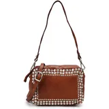 Campomaggi Kate Schultertasche Leder Braun/Silber