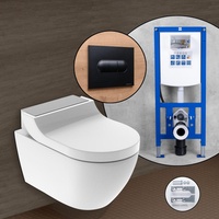 Geberit AquaClean Tuma Comfort Komplett-SET Dusch-WC mit neeos Vorwandelement,, 146290FW1+16604BM#SET,