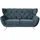 jette home Sofa Caldara ¦ türkis/petrol ¦ Maße (cm): B: 175 H: 94 T: 95.0