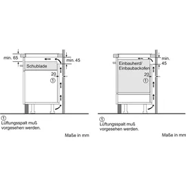Bosch Backofen Schnellaufheizung + Induktionskochfeld PowerBooster autark 60 cm