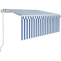 VidaXL Markise 3 x 2,5 m blau