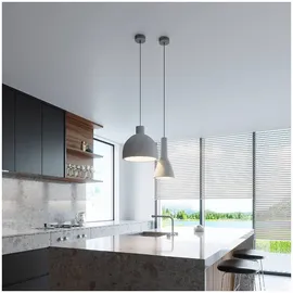 Sollux Lighting Empoli 1-flg. 15 W 17 cm rund grau Beton