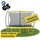 Zero Gravity Outdoor Trampolin 305 x 213 cm oval Blau/Gelb