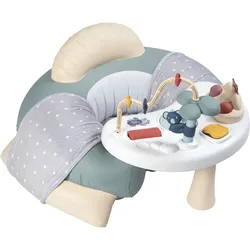 Spieltisch SMOBY "Little Smoby, Cosy Babysitz mit Activity-Tisch", blau (blau, weiß), Spieltische, KinderB:66cm H:42cm T:70cm, Kunststoff, B:66cm H:42cm T:70cm