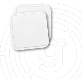gelmags Untersetzer 9 x 9 cm PVC weiß
