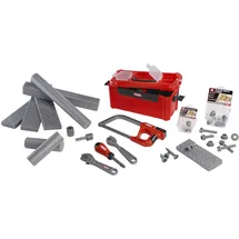 LITTLE TIKES Creative Construction Tool Box Set -Enthält 9 Zubehörteile, Rollenspiel-Bauset, Geeignet für Jungen und Mädchen ab 3 Jahren