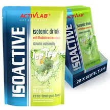 ACTIVLAB Isoactive Isotonisches Getränkepulver mit Rhodiola/Zitronengras-Tee Pulver 500 ml