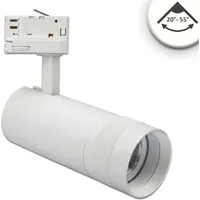 Fiai IsoLED ISOLED LED 3-Phasen Schienen-Strahler fokussierbar, 24W 4000K