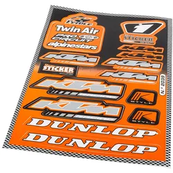 Aufkleber Bogen Sponsor KTM 33x22cm