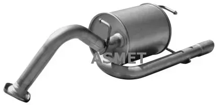 ASMET Endschalldämpfer 20047 für TOYOTA