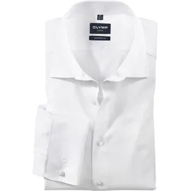 Olymp Businesshemd Modern Fit Weiß 43