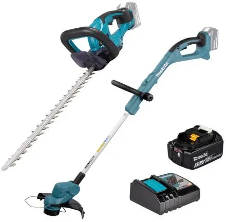 Makita Akku-Rasentrimmer DUR193Z & Akku-Heckenschere DUH507Z inkl. Akku & Ladegerät