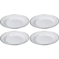 Gräwe Camping Teller Ø 26 cm weiß 4er Set
