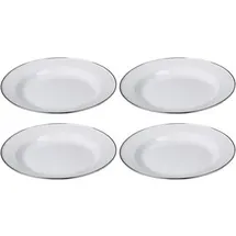 Gräwe Camping Teller Ø 26 cm weiß 4er Set