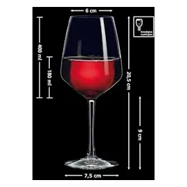 Ritzenhoff & Breker Mambo Rotweinglas 0,4 l 4er Set