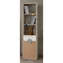 JV Möbel Bücherregal Modern 1-tlg. Beige