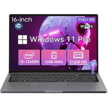 Blackview AceBook 12 16'' Intel Core i5-12450H 16 GB RAM 512 GB SSD Win11 Pro