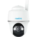 Reolink Go PT Ultra 4K 8MP kabellose 4G LTE Akku-Kamera Überwachungskamera - Weiß