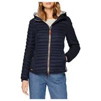 CAMEL ACTIVE Damen leichte Steppjacke mit Abnehmbarer Kapuze Dunkelblau womenswear-44