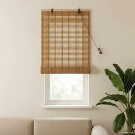 vidaXL Rollo Natur 50 x 160 cm Bambus/braun