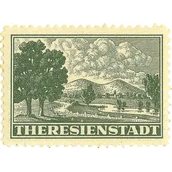 Die Zulassungsmarke zum Ghetto Theresienstadt, Michel-Nr.: Z1, postfrisch