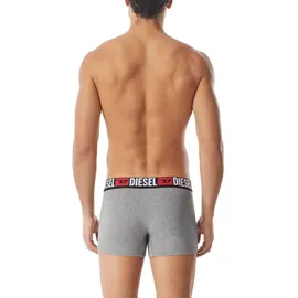 Diesel Herren Boxershorts, 3er Pack - UMBX-DAMIENTHREEPACK, Trunks, Cotton Stretch Schwarz/Weiß/Grau XXL