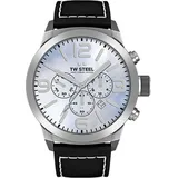 TW STEEL Herren Uhr Armbanduhr Marc Coblen Edition TWMC13 in Silber | Gr.: onesize