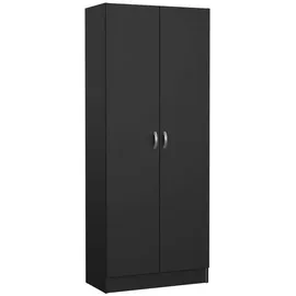 Home Affaire Drehtürenschrank Focus 69,2 x 170,4 x 34,6 cm Schwarz
