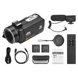Camnoon 4K Action Cam WLAN-Camcorder 56 MP