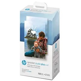 HP Sprocket Studio Plus 4x6“ 108 vnt.)