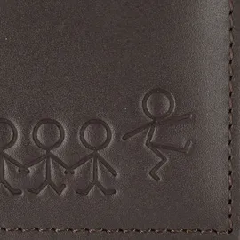 Oxmox Jumping Jack Geldbörse unisex dunkelbraun
