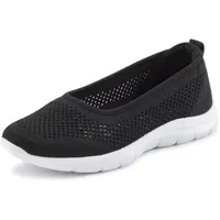 LASCANA Sneaker Ballerinas ultraleichter Slipper, Freizeitschuh zum Reinschlüpfen VEGAN
