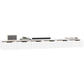 vidaXL Wandschränke 2 Stk. Wandregal 102 x 30 x 20 cm Weiß