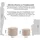 mokebo Pouf Der Ruhepouf Stoff 60 x 40 x 60 cm Beige