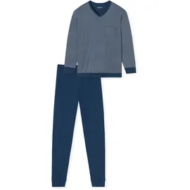 SCHIESSER Pyjama Comfort Essentials Blau 26